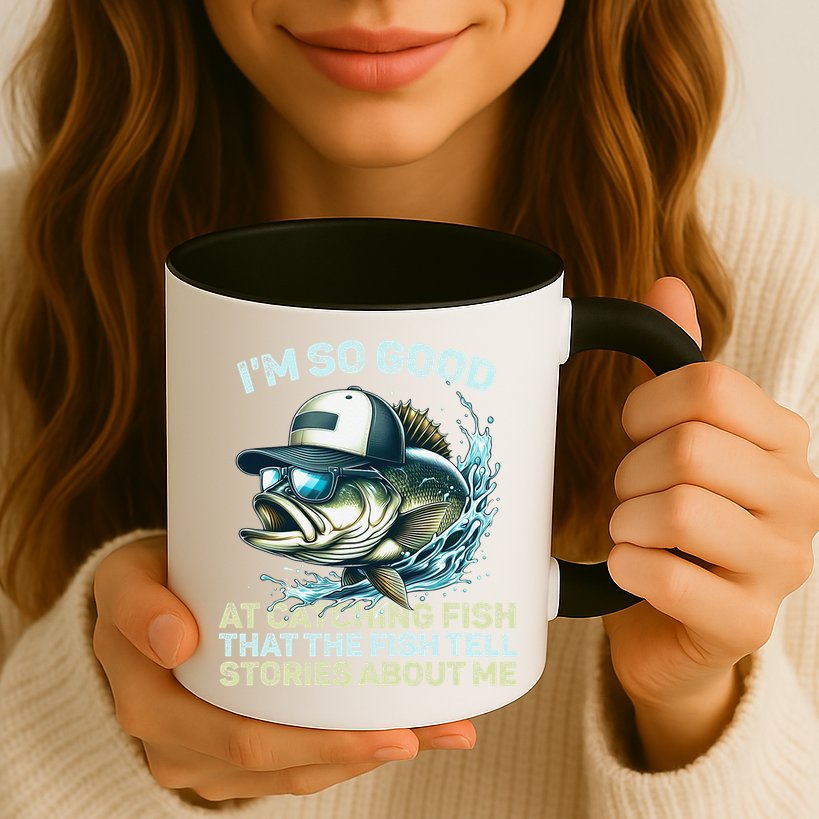 Im So Good At Catching Fish That The Fish Tell Stories Mug