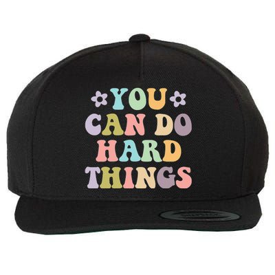 Inspirational 's Graphics You Can Do Hard Things Wool Snapback Cap