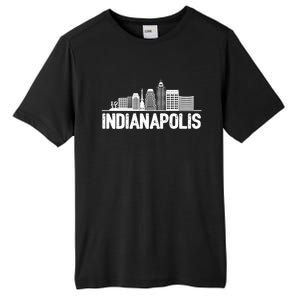 Indianapolis Skyline Gift Tall Fusion ChromaSoft Performance T-Shirt