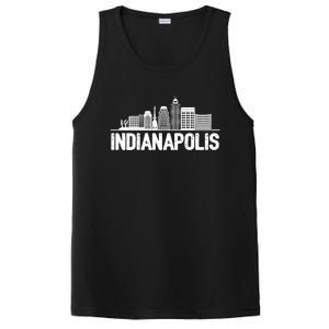 Indianapolis Skyline Gift PosiCharge Competitor Tank