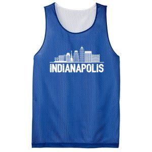 Indianapolis Skyline Gift Mesh Reversible Basketball Jersey Tank