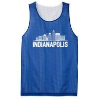 Indianapolis Skyline Gift Mesh Reversible Basketball Jersey Tank