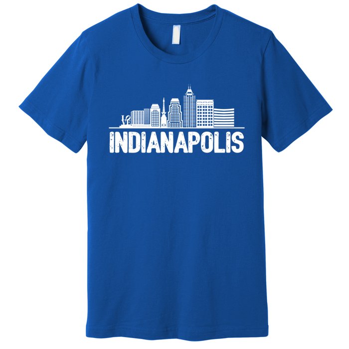 Indianapolis Skyline Gift Premium T-Shirt