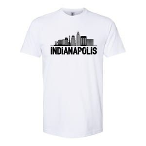 Indianapolis Skyline Gift Softstyle CVC T-Shirt