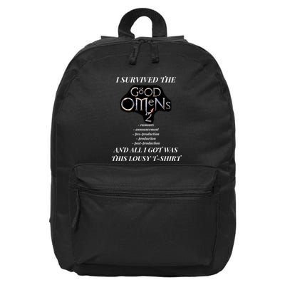 I Survived Good Omens 2 16 in Basic Backpack