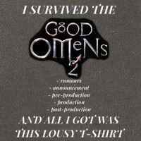I Survived Good Omens 2 Cotton Canvas Backpack