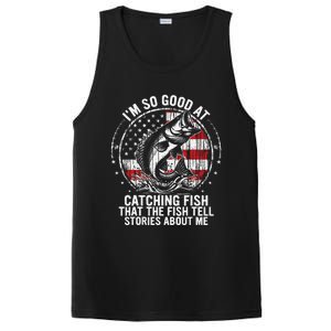 IM So Good At Catching Fish Funny Fishing Fisherman PosiCharge Competitor Tank