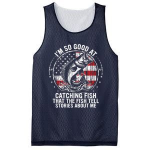 IM So Good At Catching Fish Funny Fishing Fisherman Mesh Reversible Basketball Jersey Tank