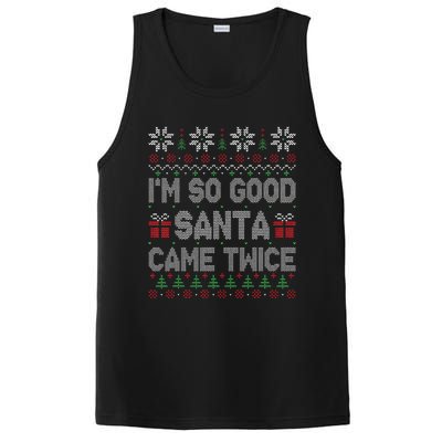 I'm So Good Santa Came Twice Santa Matching Couple Christmas  PosiCharge Competitor Tank