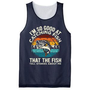 IM So Good At Catching Fish Funny Fishing Fisherman Mesh Reversible Basketball Jersey Tank