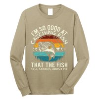 IM So Good At Catching Fish Funny Fishing Fisherman Long Sleeve Shirt