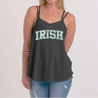 Irish Shamrock Green Plaid Vintage Women's Strappy Tank