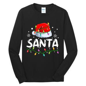 Im So Good Santa Come Twice Christmas Lights Santa Couples Tall Long Sleeve T-Shirt