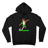 Irish Soccer Girl Ireland Flag Jersey Football Fans Hoodie