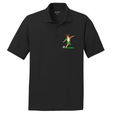 Irish Soccer Girl Ireland Flag Jersey Football Fans PosiCharge RacerMesh Polo