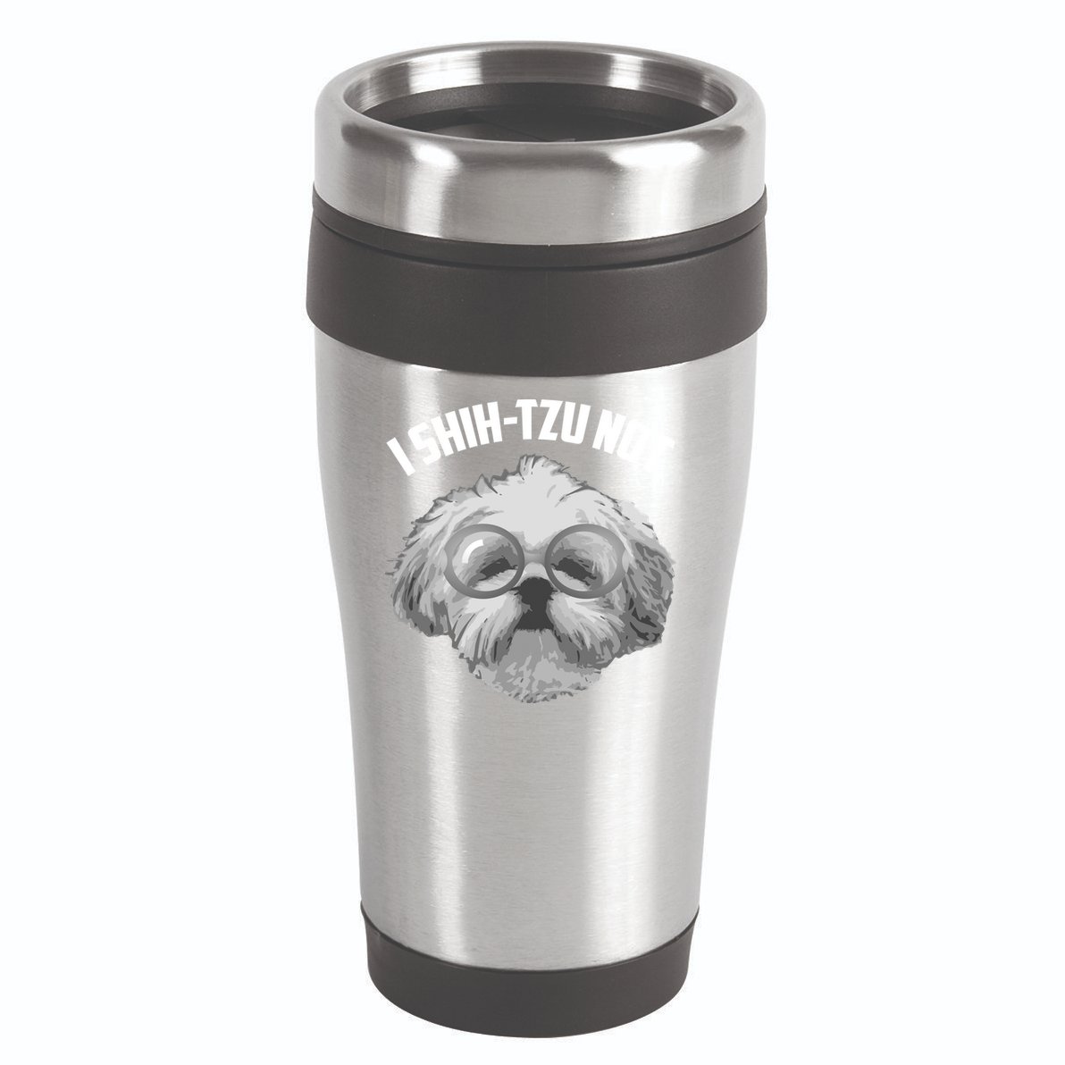 I Shihmeaningful Gifttzu Not Gift Cool Adorable I Heart Dogs Hood Gift 16oz Travel Tumbler