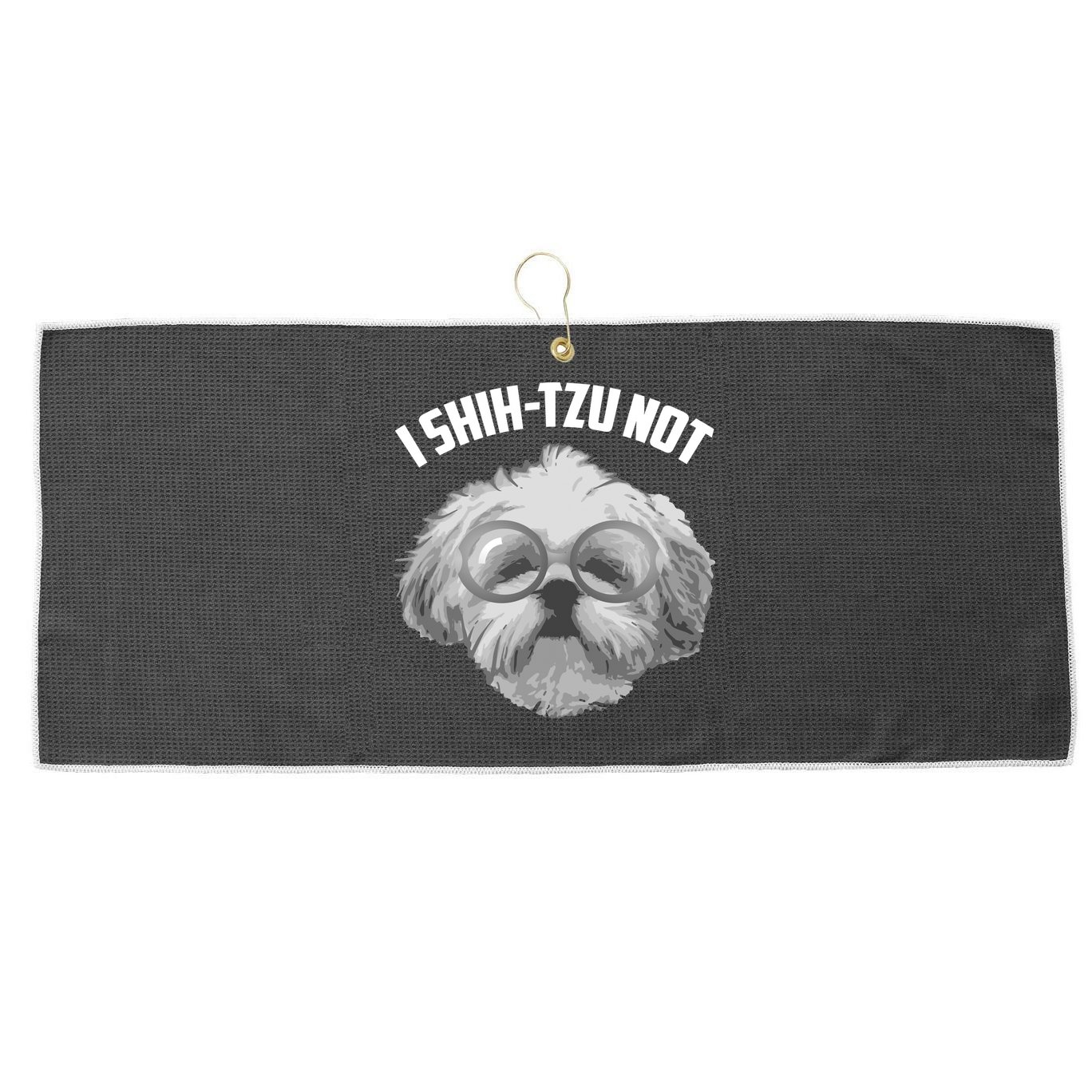 I Shihmeaningful Gifttzu Not Gift Cool Adorable I Heart Dogs Hood Gift Large Microfiber Waffle Golf Towel