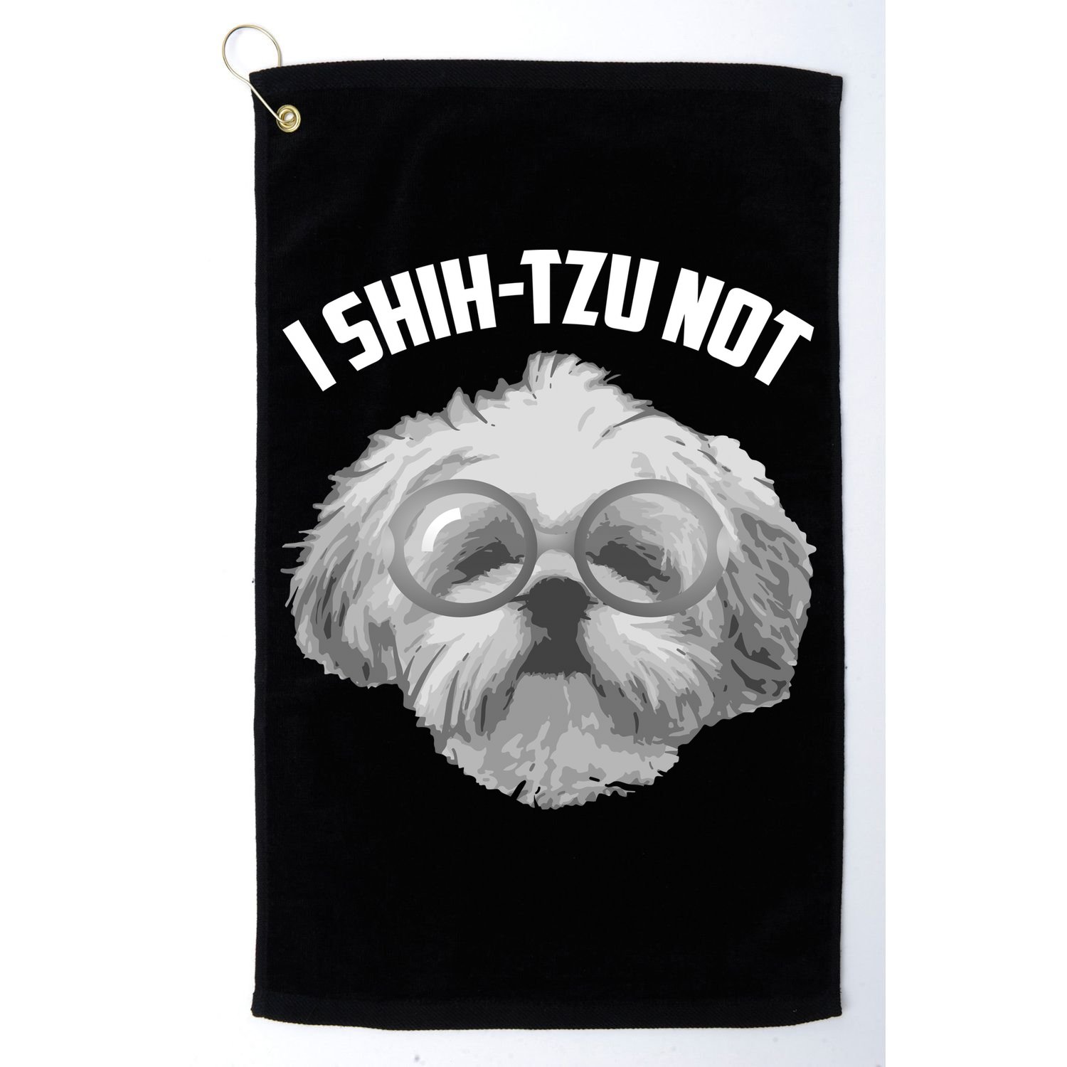 I Shihmeaningful Gifttzu Not Gift Cool Adorable I Heart Dogs Hood Gift Golf Towel