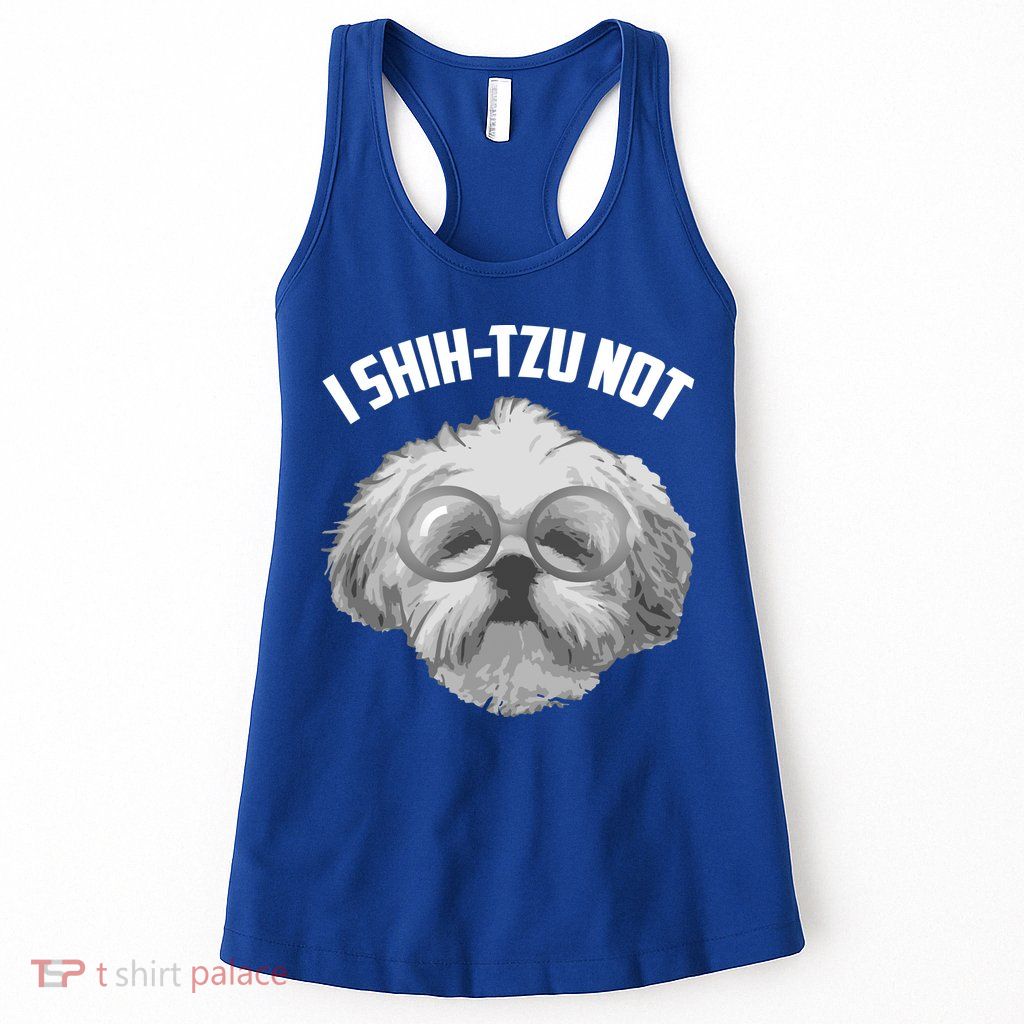 I Shihmeaningful Gifttzu Not Gift Cool Adorable I Heart Dogs Hood Gift Womens Tank Top
