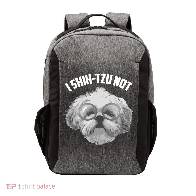 I Shihmeaningful Gifttzu Not Gift Cool Adorable I Heart Dogs Hood Gift Vector Backpack