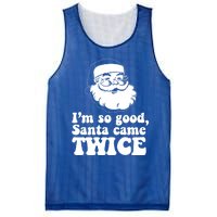 IM So Good Santa Came Twice Vintage Christmas Meme Funny Gift Mesh Reversible Basketball Jersey Tank