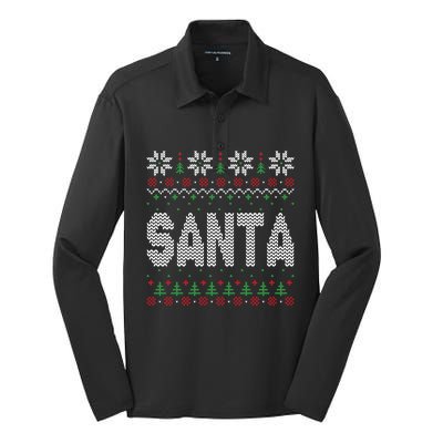 IM So Good Santa Came Twice Santa Matching Couple Christmas Gift Silk Touch Performance Long Sleeve Polo