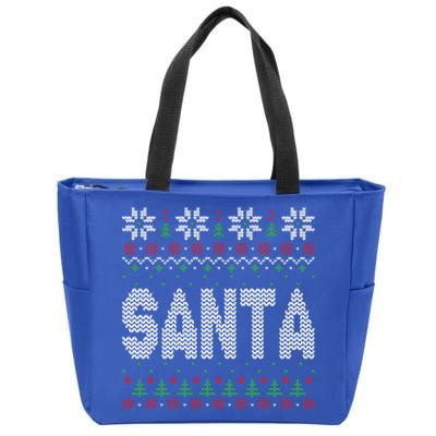 IM So Good Santa Came Twice Santa Matching Couple Christmas Gift Zip Tote Bag