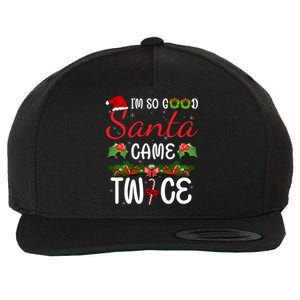 I'm So Good Santa Came Twice Wool Snapback Cap