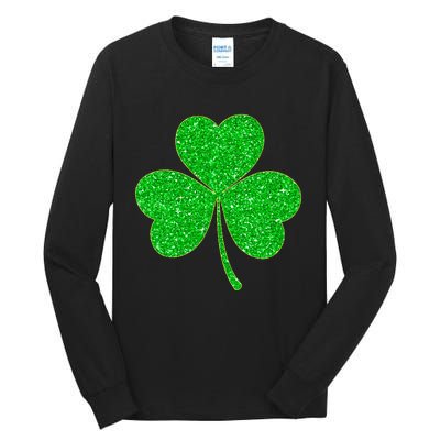 Irish Shamrock Green Clover St Patricks Day Tall Long Sleeve T-Shirt