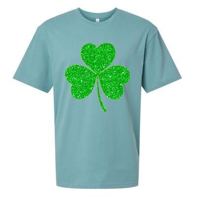 Irish Shamrock Green Clover St Patricks Day Sueded Cloud Jersey T-Shirt