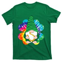 Irish Shamrock Gnome Tie Dye Hippie St. Patricks Day T-Shirt