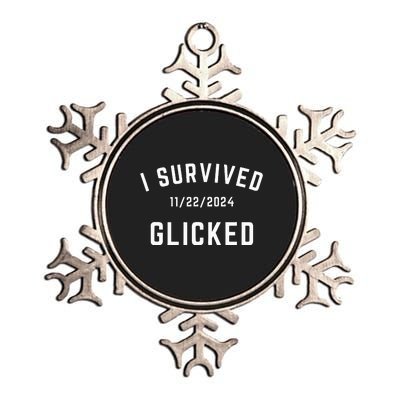 I Survived Glicked Wickiator Nov 22 2024 Metallic Star Ornament