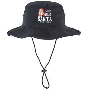 I'm So Good Santa Came Twice Christmas Pajama Funny Gifts Legacy Cool Fit Booney Bucket Hat