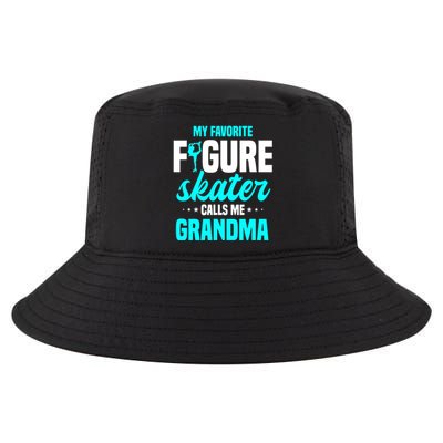 Ice Skating Grandma Skater Ice Skates Sport Cool Comfort Performance Bucket Hat