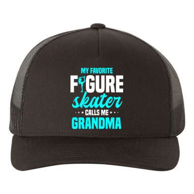 Ice Skating Grandma Skater Ice Skates Sport Yupoong Adult 5-Panel Trucker Hat