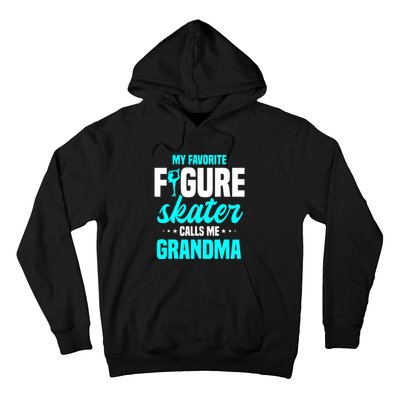 Ice Skating Grandma Skater Ice Skates Sport Hoodie