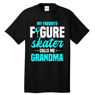 Ice Skating Grandma Skater Ice Skates Sport Tall T-Shirt