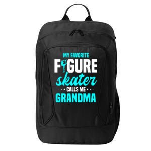 Ice Skating Grandma Skater Ice Skates Sport City Backpack