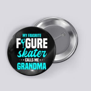 Ice Skating Grandma Skater Ice Skates Sport Button