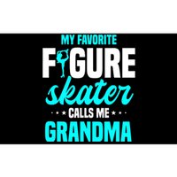 Ice Skating Grandma Skater Ice Skates Sport Bumper Sticker