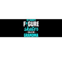 Ice Skating Grandma Skater Ice Skates Sport Bumper Sticker