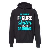 Ice Skating Grandma Skater Ice Skates Sport Premium Hoodie