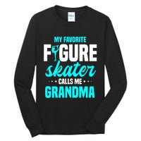 Ice Skating Grandma Skater Ice Skates Sport Tall Long Sleeve T-Shirt