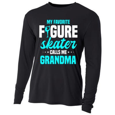 Ice Skating Grandma Skater Ice Skates Sport Cooling Performance Long Sleeve Crew