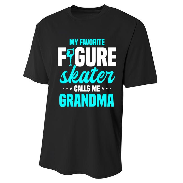 Ice Skating Grandma Skater Ice Skates Sport Performance Sprint T-Shirt