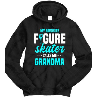 Ice Skating Grandma Skater Ice Skates Sport Tie Dye Hoodie