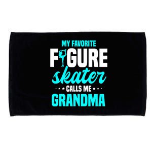 Ice Skating Grandma Skater Ice Skates Sport Microfiber Hand Towel