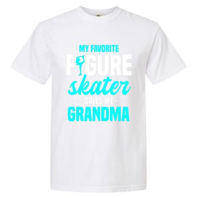 Ice Skating Grandma Skater Ice Skates Sport Garment-Dyed Heavyweight T-Shirt