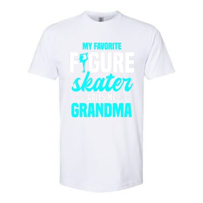 Ice Skating Grandma Skater Ice Skates Sport Softstyle CVC T-Shirt