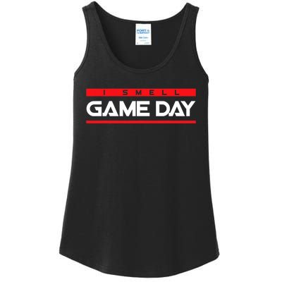 I Smell Game Day Sports Lover Athlete Ladies Essential Tank